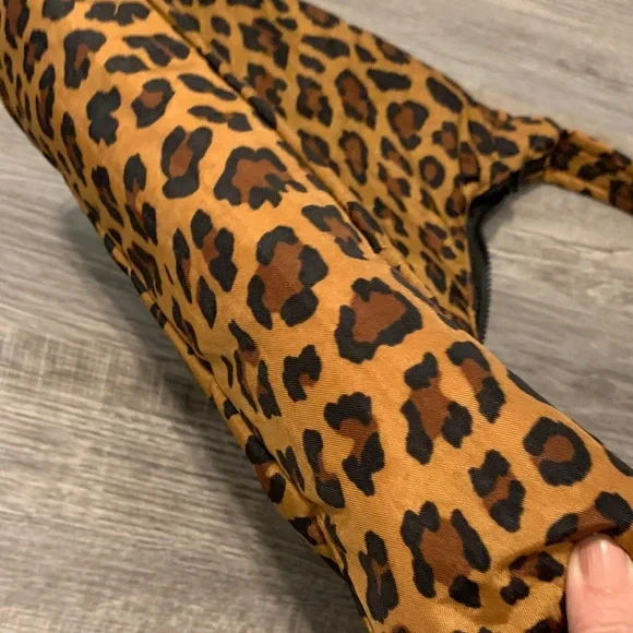 BAGGU Leopard Print Hobo Bag - Brown and Black - Picture 4 of 4